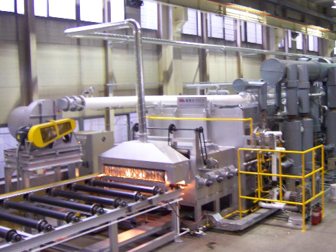 常州仁成金属精密钢管厂无氧退火炉设备展示